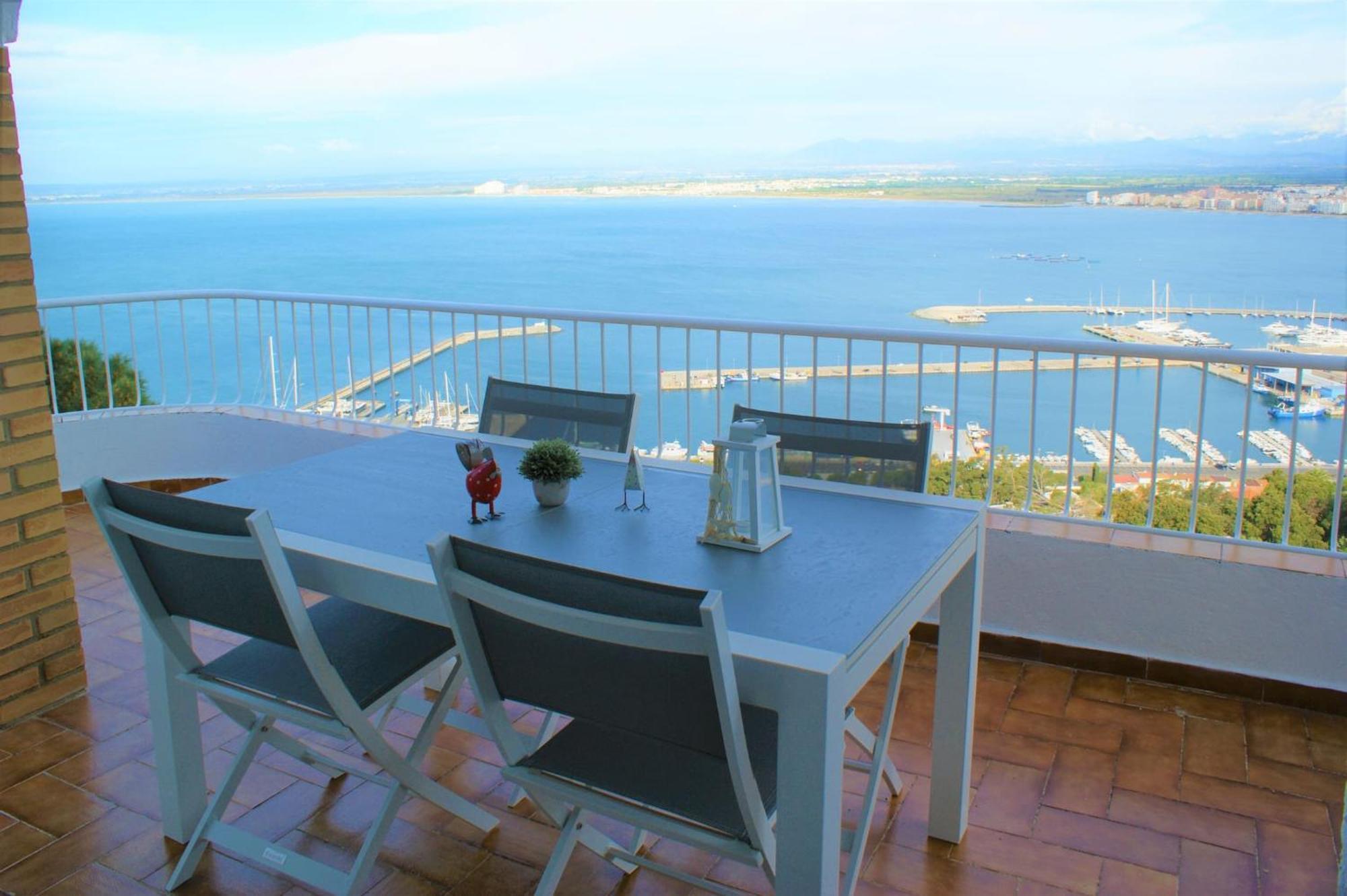 Precioso Piso Con Vistas Espectaculares Del Mar Av-50 Apartman Roses Kültér fotó